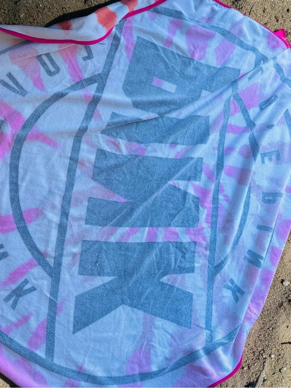 Victoria's Secret PINK Limited Edition item featuring a pink tie-dye pattern
